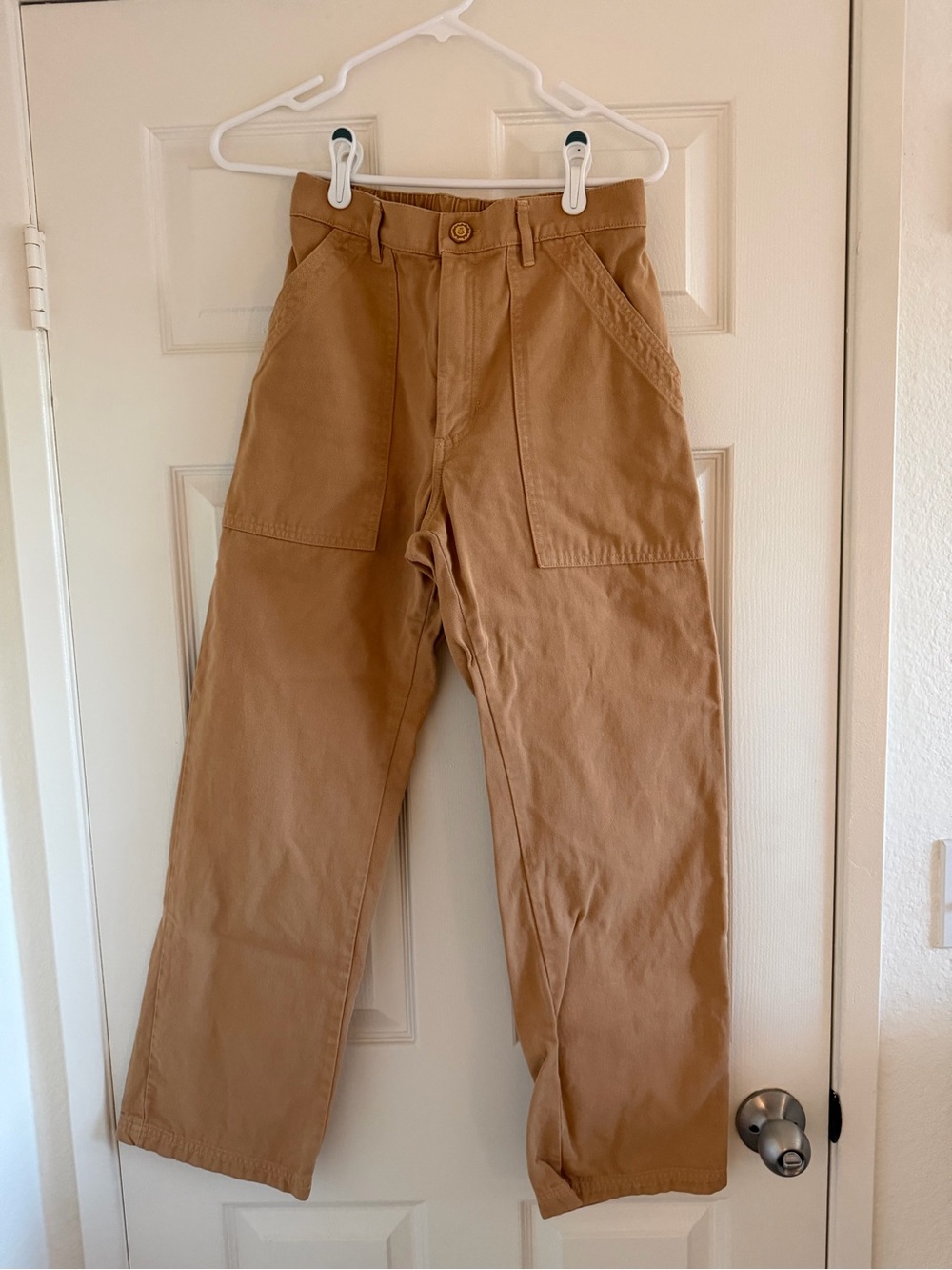 Tan Big Bud Press Work Pants, XS